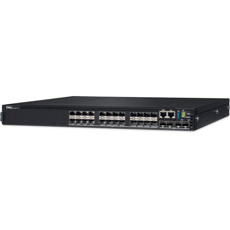 Switch DELL E3224F-ON, Gestionado, L2/L3, Bidireccional completo (Full duplex), Montaje en rack, 1U Switch DELL E3224F-ON, Gestionado, L2/L3, Bidireccional completo (Full duplex), Montaje en rack, 1U