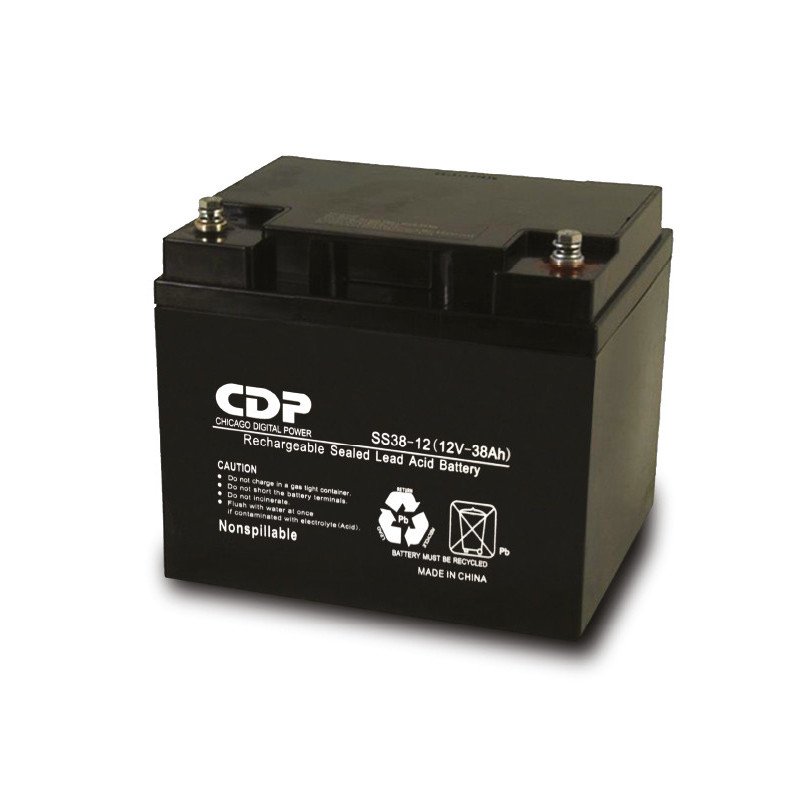 Batería modelo CDP - 12 V, 38 aH