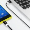 Cable Adata micro USB a USB 100cm 2.4mha negro Android, Windows, tela, puerto USB reversible