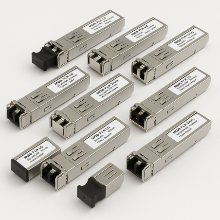 Paquete de 10 Piezas del Transceptor Industrial mini-Gbic SFP 1G LC TX:1310nm Para Fibra Mono Modo 20 Km