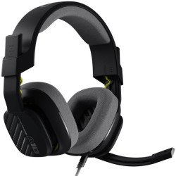 Auricular, tamaño completo, cableado, conector de 3,5 mm, negro