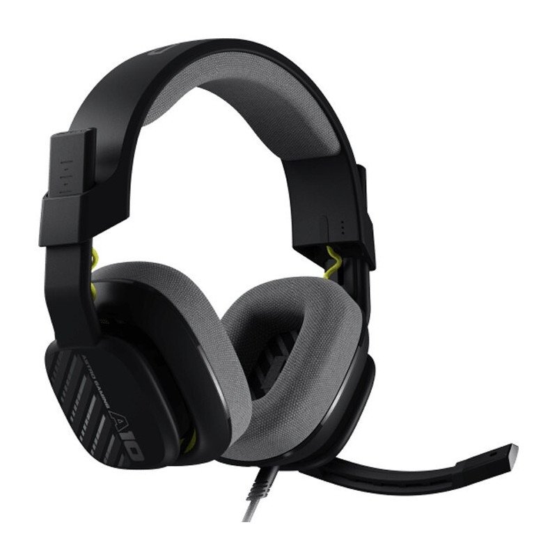 Auricular, tamaño completo, cableado, conector de 3,5 mm, negro