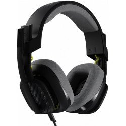 Auricular, tamaño completo, cableado, conector de 3,5 mm, negro