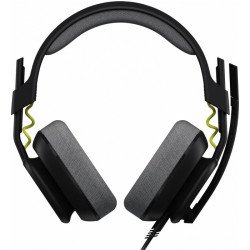 Auricular, tamaño completo, cableado, conector de 3,5 mm, negro