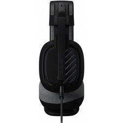 Auricular, tamaño completo, cableado, conector de 3,5 mm, negro