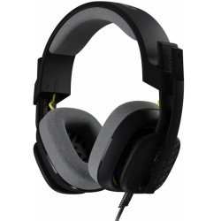 Auricular, tamaño completo, cableado, conector de 3,5 mm, negro