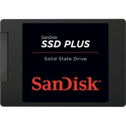 Unidad de estado sólido SSD SanDisk plus 480GB 2.5 SATA3 7mm lect.535/escr.445mbs