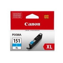 Cartucho de tinta Canon CLI-151 xl cian, ix6810, p7210, ip8712