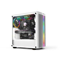 Enfriador Pure loop 2 fx 240 mm bw013 es la unidad de refrigeración por agua todo en uno silenciosa, con iluminación ARGB