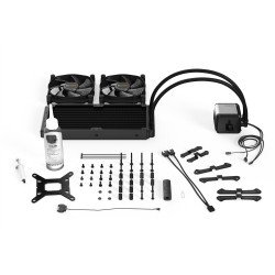 Enfriador Silent loop 2 bw010 240 mm es la unidad de refrigeración por agua todo en uno extremadamente silenciosa y de alto rend