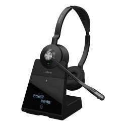copia de Diadema Jabra Engage 75 SE, Inalámbrico, 40 - 16000 Hz, Oficina Centro de llamadas, 64 g, Auriculares, Negro