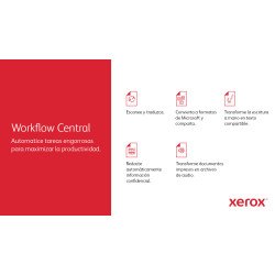 Multifuncional Xerox VersaLink B7135, Laser, Impresión en blanco y negro, 1200 x 1200 DPI, A3, Impresión directa, Azul, Blanco