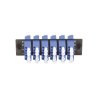 Adaptador de f.o. (6) dúplex LC monomodo azul