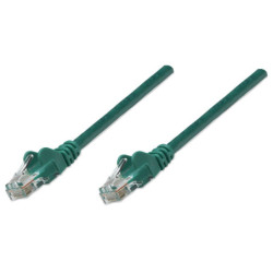 Cable de red Intellinet 1.0 mts (3.0 pies), Cat. 5e UTP, verde