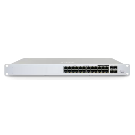 Meraki MS MS130-24P-HW 24 Puertos Gestionable Conmutador Ethernet, Gigabit Ethernet, 10/100/1000Base-T, 1000Base-X, 2 Capa compa