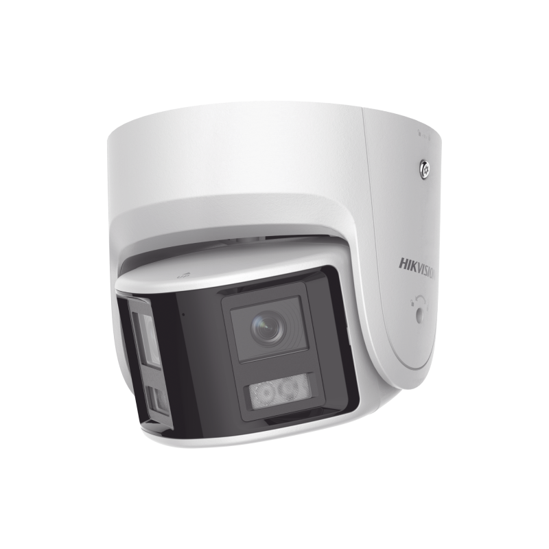 turret IP panorámica 4 megapíxel, 180°, imagen a color 24/7, Poe, WDR 130°, IP67, acusense, protección acti