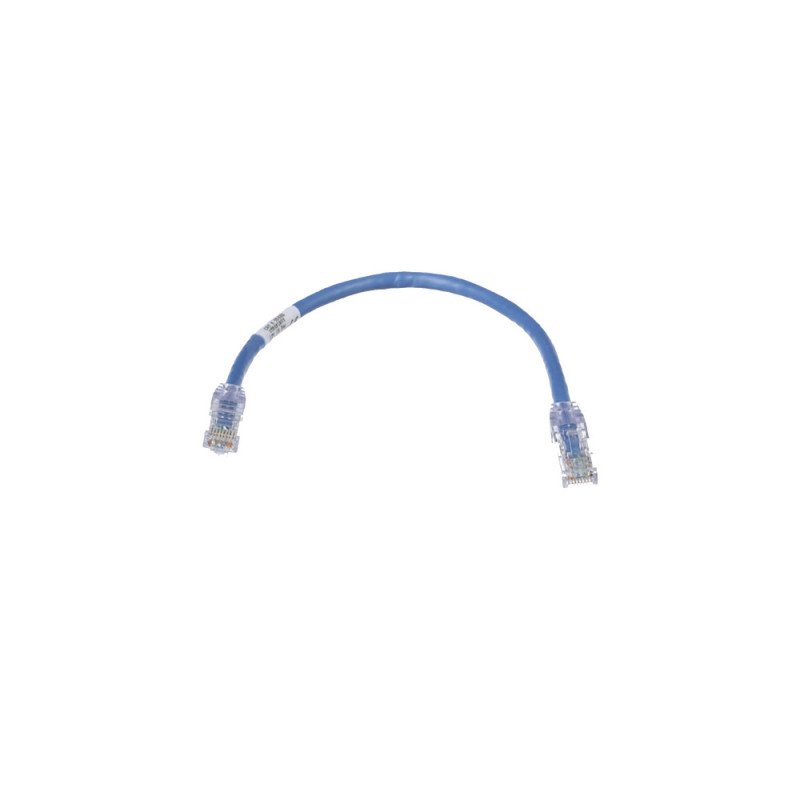 Patch cord de 1 ft cat 6 azul