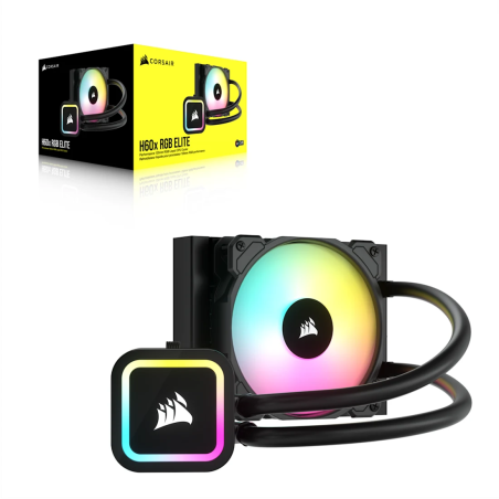 Enfriamiento liquido Corsair icue H60X RGB elite 120mm