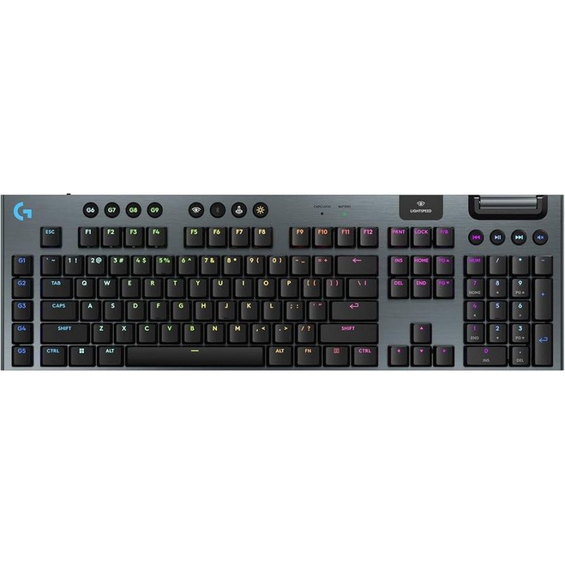 Teclado Logitech G915 X Lightspeed BT Tactile RGB Black