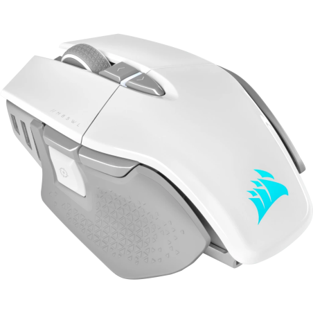 Mouse Corsair M65 RGB ultra Wireless , LED, inalámbrico, óptico, 26000 DPI, gaming, White