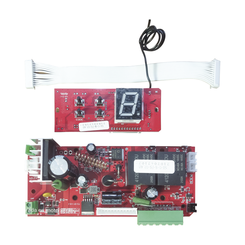 Tarjeta de refacción para motores de garaje.