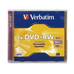 DVD+RW 4.7 GB DL+ 4X individual Verbatim