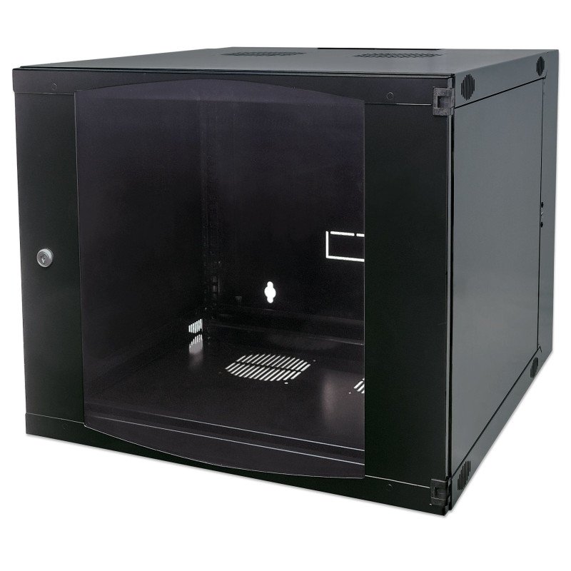 Gabinete 19 doble sección 15u 600mm prof flatpack