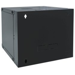 Gabinete 19 doble sección 12u 600mm prof flatpack