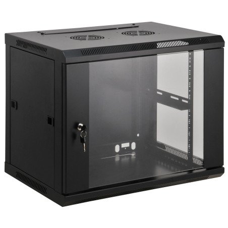Gabinete 19 mural ensamblado 9u 600x600