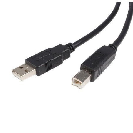 Cable USB 2.0 StarTech.com, 1.8 m, USB A, USB B, Macho/Macho, Negro
