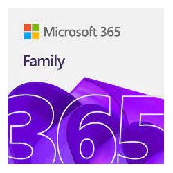 Software Microsoft 365 ESD Familiar 12 Meses Suscripción de Licencia 1 a 6 Usuarios Descarga Windows/MacOS/iOS/Android