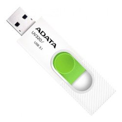 Memoria Adata 32GB USB 3.1 UV320 retráctil blanco-Verde