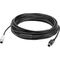 Logitech GROUP 10m Extender Cable cable ps/2 6-p Mini-DIN Negro