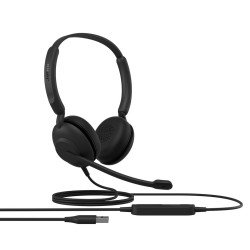 Diadema Jabra Evolve 10, Alámbrico, 20 - 20000 Hz, Oficina/Centro de llamadas, 123 g, Auriculares, Negro
