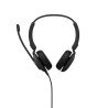 Diadema Jabra Evolve 10, Alámbrico, 20 - 20000 Hz, Oficina/Centro de llamadas, 123 g, Auriculares, Negro
