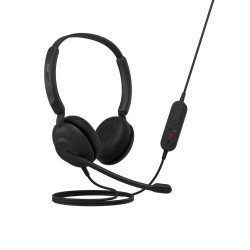 Diadema Jabra Evolve 10, Alámbrico, 20 - 20000 Hz, Oficina/Centro de llamadas, 123 g, Auriculares, Negro