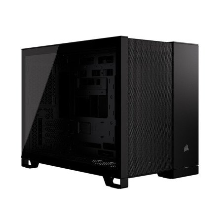 Gabinete Corsair airflow 2500d, negro, semitorre, 2 cámaras, maTX, miT