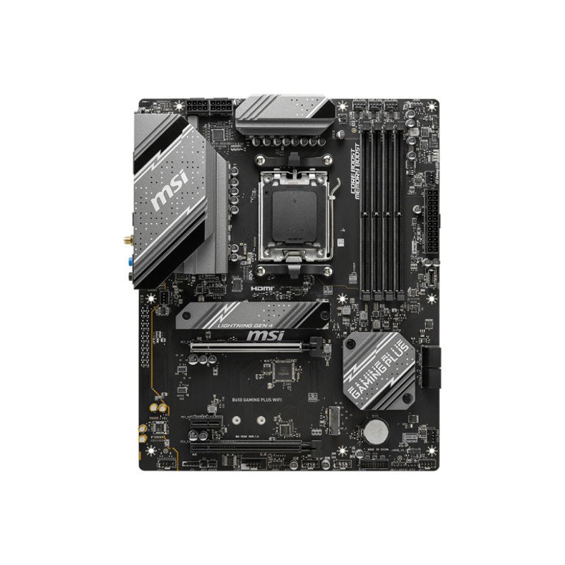 T. madre MSI B650 AMD s-am5 DDR5 PCIe 4.0, HDMI, 4xUSB 2.0, m.2, ATX, gama media, gamer, RGB