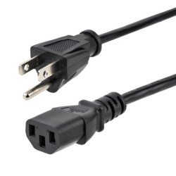 Cable de alimentación StarTech.com PXT101143 - NEMA 5-15P, 0, 9 m, Negro, 15