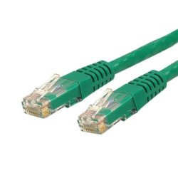 Cable de red StarTech.com - 10.7 m, RJ-45, RJ-45, Macho/Macho, Verde