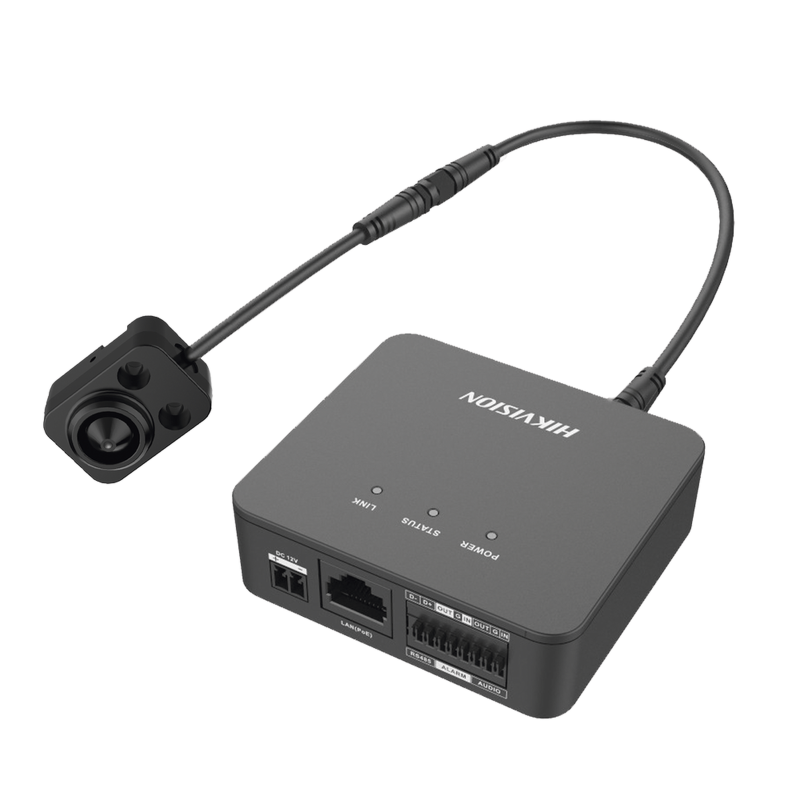 Pinhole IP 2 megapixel, lente 3.7 mm, 2 m cable, Poe, ideal para cajeros automáticos (atm), WDR, micro SD, cámara tipo block