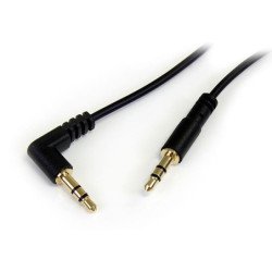 Cable de audio StarTech.com - 0.91 m, 3.5 mm, 3.5 mm, Macho/Macho, Negro
