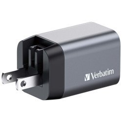 Cargador Verbatim de pared GaN, 2 puertos 35 W