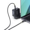 Cable de Carga USB-C de 2m, Cable Cargador USB Tipo C, PD 240W 5A EPR, Recubrimiento de Silicona Trenzada, Cable Cargador USB 2.