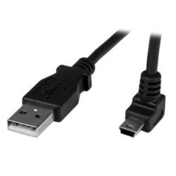 Cable adaptador USB StarTech.com - 1 m, USB A, Mini-USB B, Macho/Macho, Negro