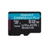 Memoria 512GB microSDXC canvas go plus a2 u3 sin ADP