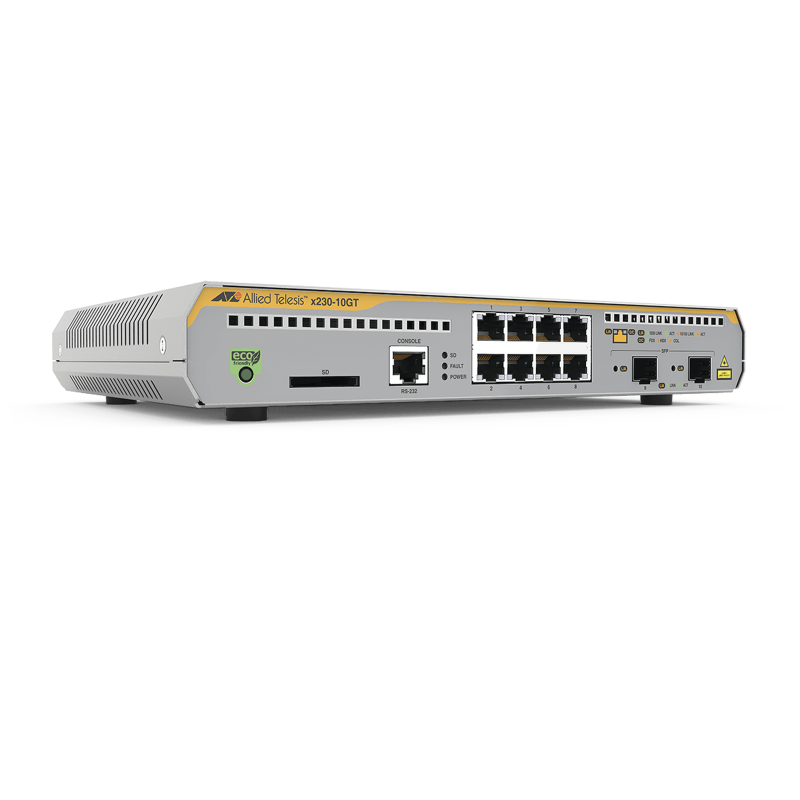 Switch Administrable Capa 3, 8 puertos 10/100/1000Mbps + 2 puertos SFP Gigabit Switch Administrable Capa 3, 8 puertos 10/100/1000Mbps + 2 puertos SFP Gigabit