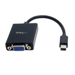 StarTech.com Adaptador Mini DisplayPort a VGA - Convertidor Activo de Mini DP a VGA - Vídeo 1080p - con Certificación VESA -