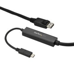 StarTech.com Cable 3m USB C a DisplayPort 1.2 de 4K a 60Hz - Adaptador Convertidor USB Tipo C a DisplayPort - HBR2 - Conversor