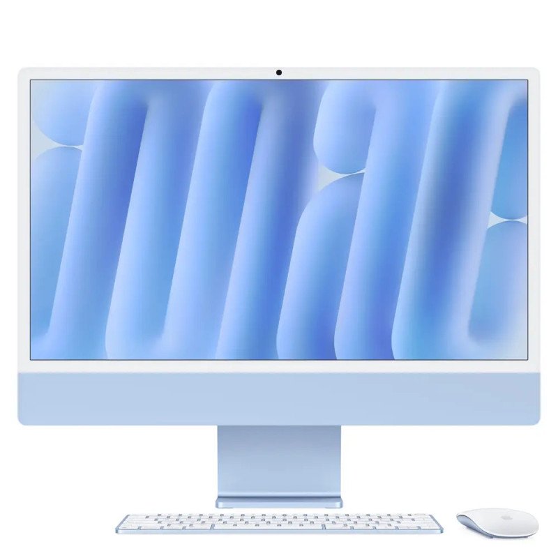 IMac 24in 4.5k m4 10 CPU and 10 GPU 16GB 256GB SSD blue
